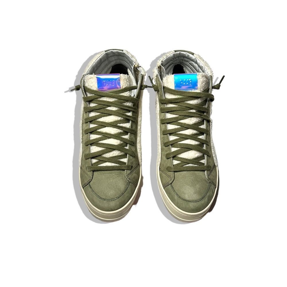 Anthropologie x P448 Skate High-Top Nubuck Sherpa Sneakers $325 Sz 40 - Picture 13 of 15
